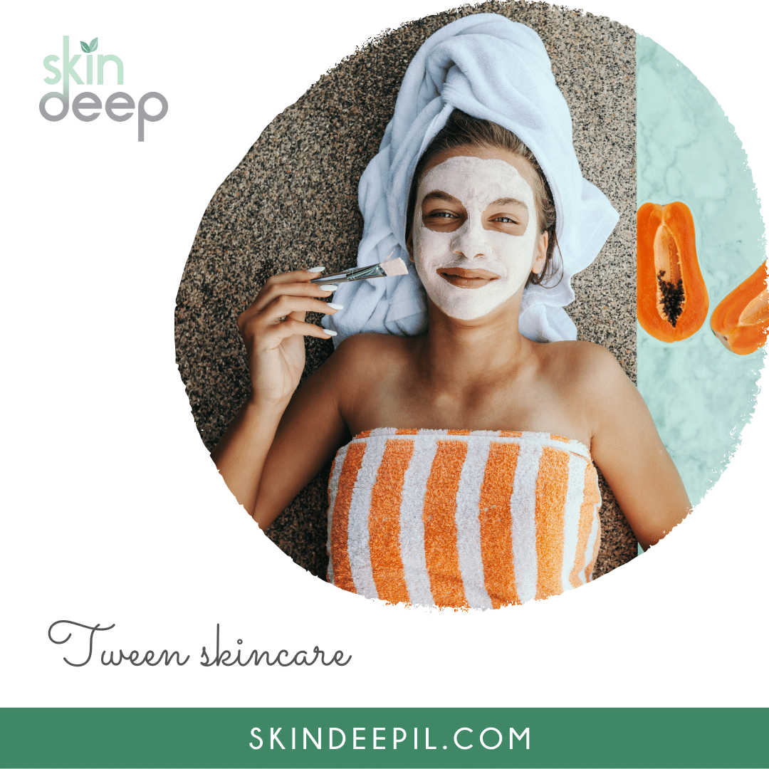 tween skincare and how to keep their skin healthy at a young age.