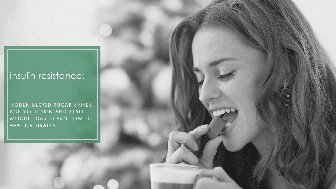 Insulin resistance and weight gain after 40: hidden blood sugar spikes age your skin and stall weight loss. Learn how to heal naturally