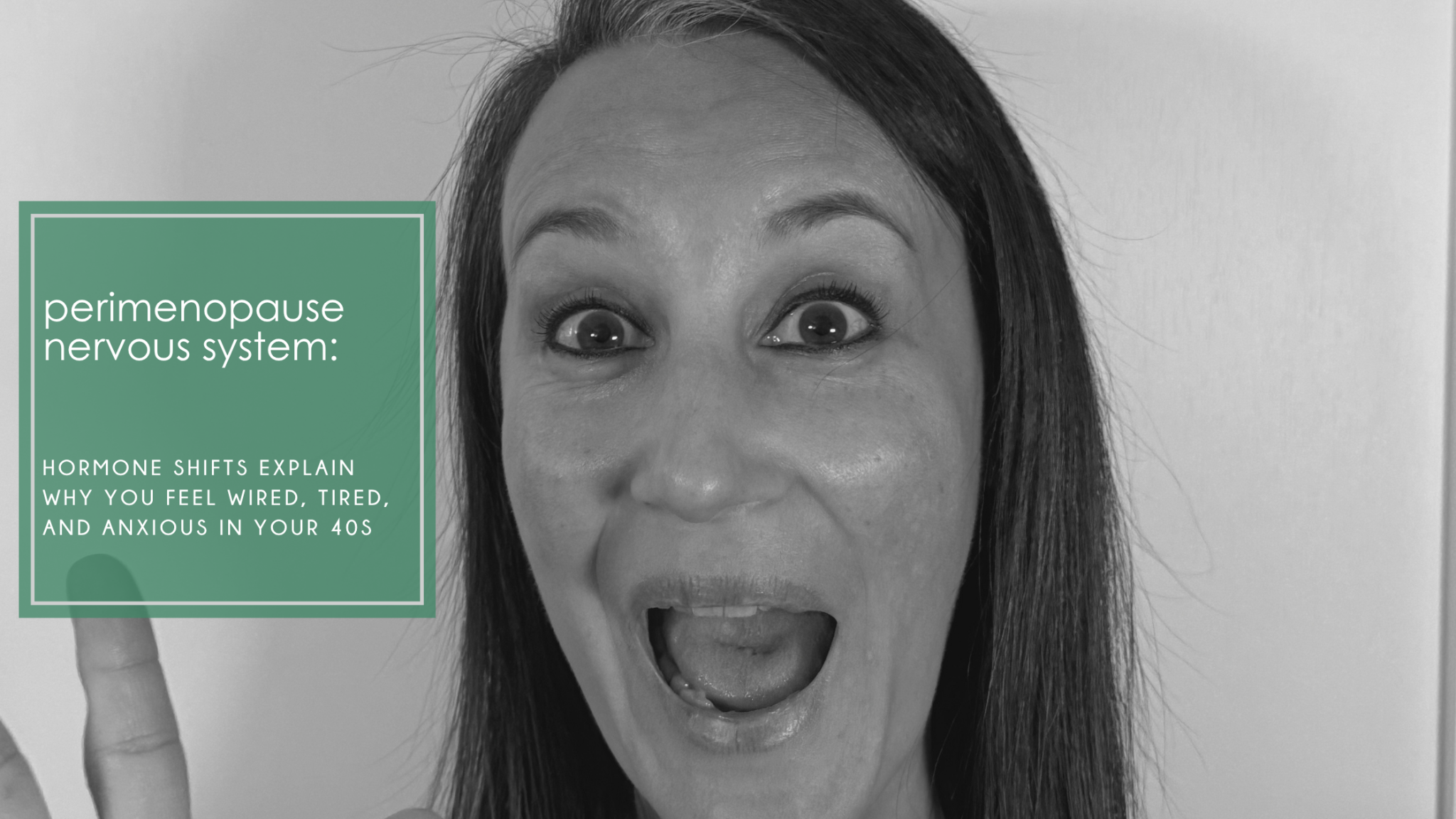 Perimenopause nervous system shifts explain why you feel wired, tired, and anxious in your 40s. Learn root causes and steps to calm your body.
